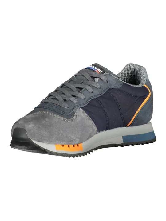 "Blauer Sneakers im Sale | Blauer F2QUEENS Sneaker Navy Grau mit Kontrastdetails online kaufen"|Planet-Deluxe