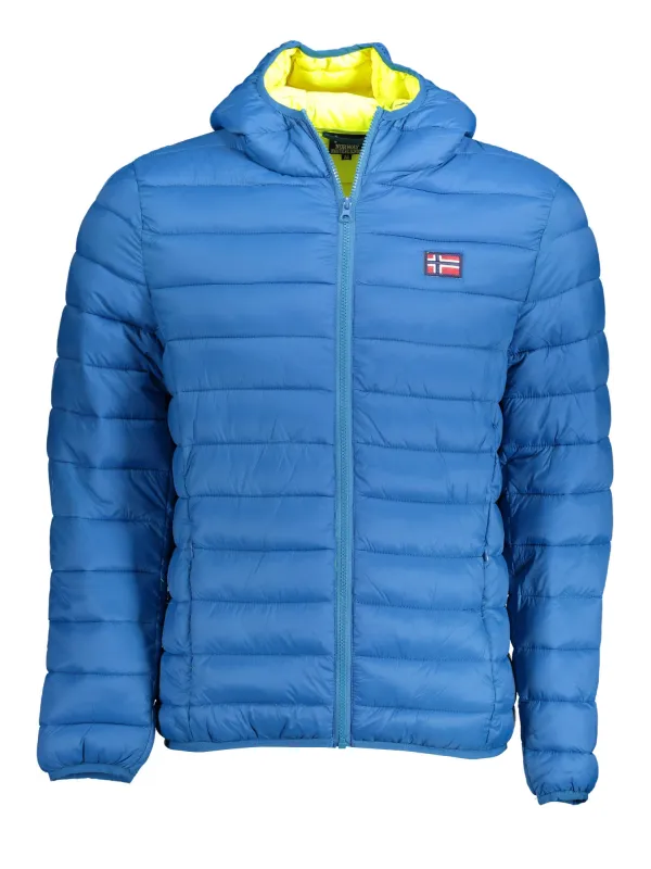 "NORWAY 1963 Jacken im Sale | Kapuzenjacke mit Taschen und Logo Norway 1963 Blau online kaufen"|Planet-Deluxe