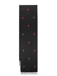 "RALPH LAUREN Schals im Sale | RALPH LAUREN 449891310001_NERO_BLKRED online kaufen"|Planet-Deluxe