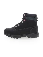 "U.S. POLO BEST PRICE Stiefeletten im Sale | U.S. POLO Schnürstiefel mit Kontrastdetails ZIGGY002MBU1 Schwarz online kaufen"|Planet-Deluxe