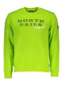 "North Sails Sweatshirts im Sale | Langarm Sweatshirt Rundhals Logo North Sails Grün  online kaufen"|Planet-Deluxe