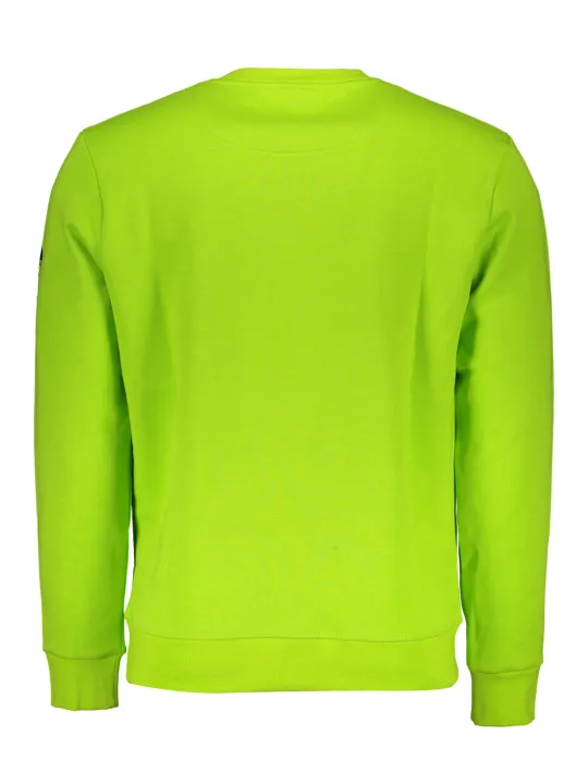 "North Sails Sweatshirts im Sale | Langarm Sweatshirt Rundhals Logo North Sails Grün  online kaufen"|Planet-Deluxe