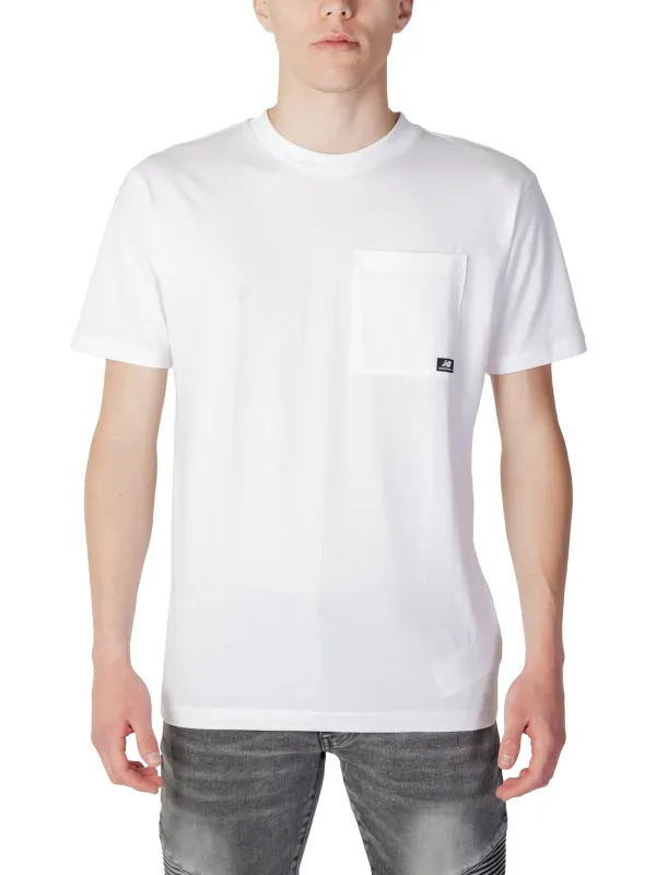 New Balance weißes T-Shirt Herren New Balance weißes T-Shirt Herren