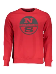 "North Sails Sweatshirts im Sale | Langarm Sweatshirt Rundhals Logo North Sails Rot online kaufen"|Planet-Deluxe