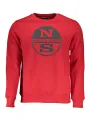 "North Sails Sweatshirts im Sale | Langarm Sweatshirt Rundhals Logo North Sails Rot online kaufen"|Planet-Deluxe