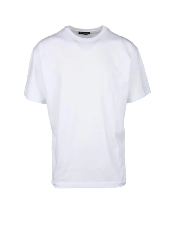 Modernes kurzärmliges Rippstrick-T-Shirt