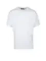 Modernes kurzärmliges Rippstrick-T-Shirt