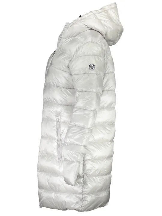 "North Sails Jacken im Sale | North Sails Herren Langarmjacke mit Kapuze und Logo-Applikation - Modell 901190-000_ARGENTO_0906, 4 Taschen, Reißverschluss, Si online kaufen"|Planet-Deluxe