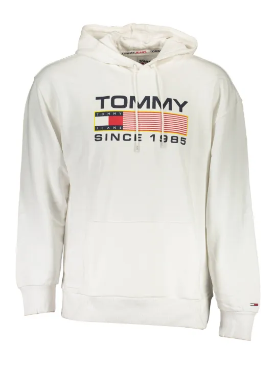 "Tommy Hilfiger Sweatshirts im Sale | Kapuzensweatshirt mit Tasche Stickerei Druck Tommy Hilfiger online kaufen"|Planet-Deluxe