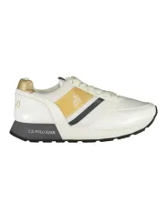 "US Polo Weiße Sneaker mit Kontrastdetails – Stilvoll & Modern"