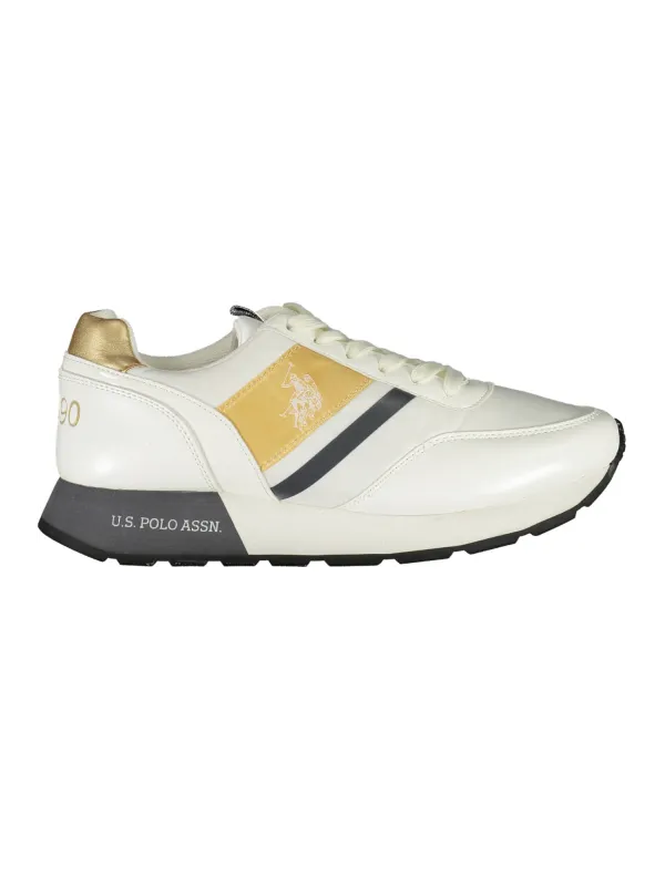 "US Polo Weiße Sneaker mit Kontrastdetails – Stilvoll & Modern"
