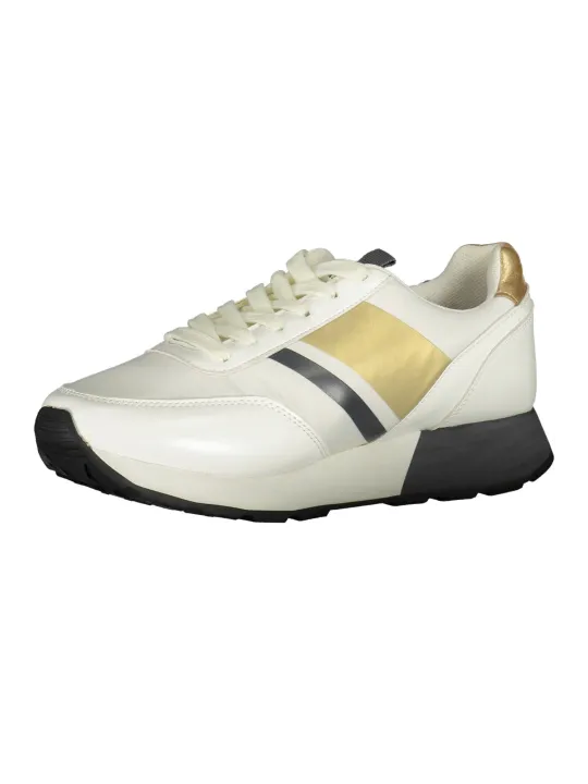 "US Polo Weiße Sneaker mit Kontrastdetails – Stilvoll & Modern"