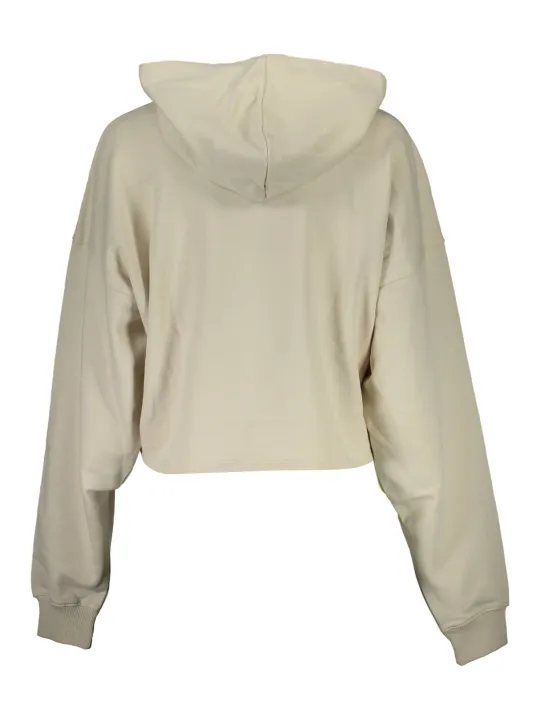 "Calvin Klein Sweatshirts im Sale | Calvin Klein Kapuzenpullover Beige mit Logo und Druck online kaufen"|Planet-Deluxe