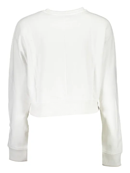 "Calvin Klein Sweatshirts im Sale | Calvin Klein Logo Sweatshirt mit Applikation und Rundhals online kaufen"|Planet-Deluxe
