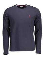 "U.S. POLO T-Shirts im Sale | Langarmshirt Rundhals Stickerei Logo US POLO Blau online kaufen"|Planet-Deluxe