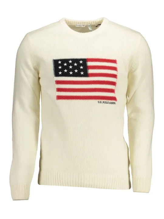 "U.S. POLO Pullover im Sale | U.S. POLO 62917-53280_BIANCO_101 online kaufen"|Planet-Deluxe