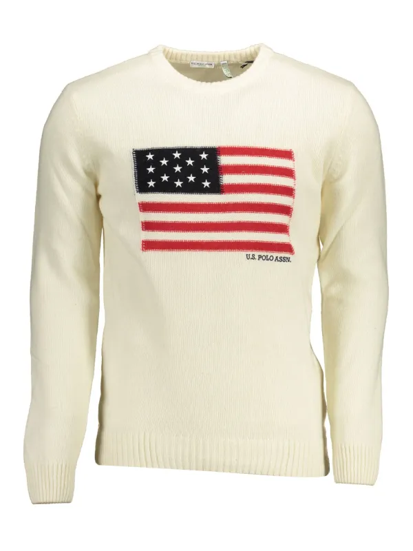"U.S. POLO Pullover im Sale | U.S. POLO 62917-53280_BIANCO_101 online kaufen"|Planet-Deluxe
