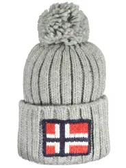 "NORWAY 1963 Caps & Mützen im Sale | Norway 1963 Mütze mit Bommel und Stickerei in Grau Melange online kaufen"|Planet-Deluxe