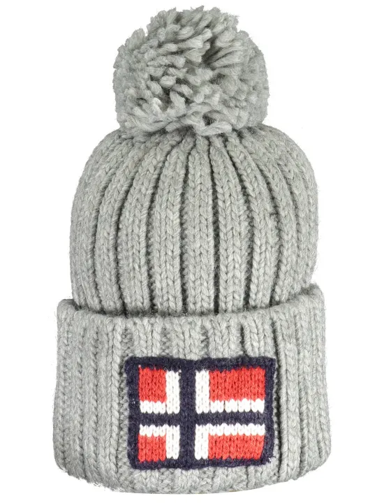 "NORWAY 1963 Caps & Mützen im Sale | Norway 1963 Mütze mit Bommel und Stickerei in Grau Melange online kaufen"|Planet-Deluxe