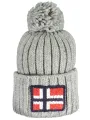 "NORWAY 1963 Caps & Mützen im Sale | Norway 1963 Mütze mit Bommel und Stickerei in Grau Melange online kaufen"|Planet-Deluxe