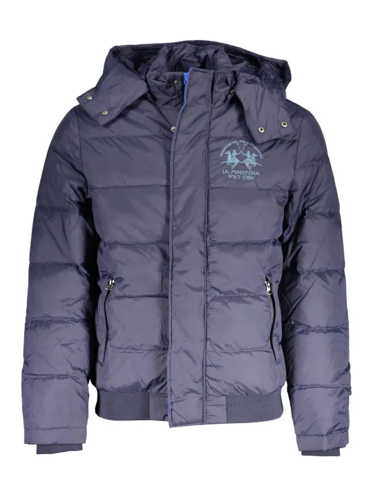 "LA MARTINA Jacken im Sale | La Martina Jacke mit Kapuze und Taschen, Blau online kaufen"|Planet-Deluxe