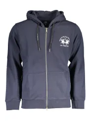 "LA MARTINA Sweatshirts im Sale | Kapuzensweatshirt mit RV und Taschen LA MARTINA Blau online kaufen"|Planet-Deluxe