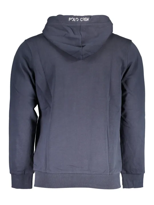 "LA MARTINA Sweatshirts im Sale | Kapuzensweatshirt mit RV und Taschen LA MARTINA Blau online kaufen"|Planet-Deluxe