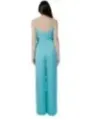 Leichter blauer Damen-Spaghetti-Jumpsuit