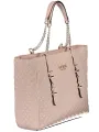 "GUESS JEANS Einzelstücke & Seltenheiten im Sale | GUESS JEANS Tasche mit Kettenriemen und Fächern Rosa online kaufen"|Planet-Deluxe