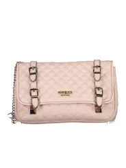 "GUESS JEANS Einzelstücke & Seltenheiten im Sale | GUESS Jeans Rosa Tasche mit Ketten und Fächern online kaufen"|Planet-Deluxe