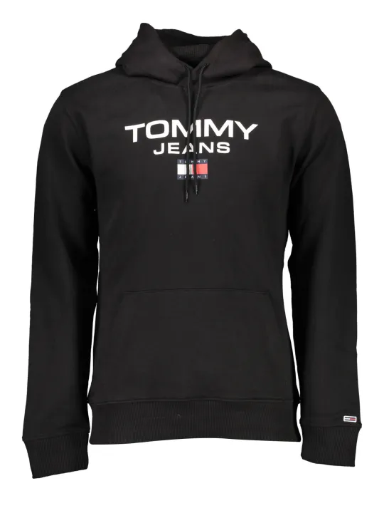 "Tommy Hilfiger Sweatshirts im Sale | Tommy Hilfiger Hoodie aus Bio-Baumwolle mit Tasche und Logo online kaufen"|Planet-Deluxe