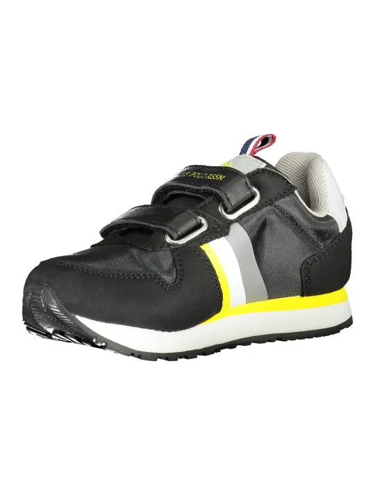 "U.S. POLO BEST PRICE Sneakers im Sale | U.S. POLO Sportschuh NERO BLK mit Riemen und Logo für Jungen online kaufen"|Planet-Deluxe