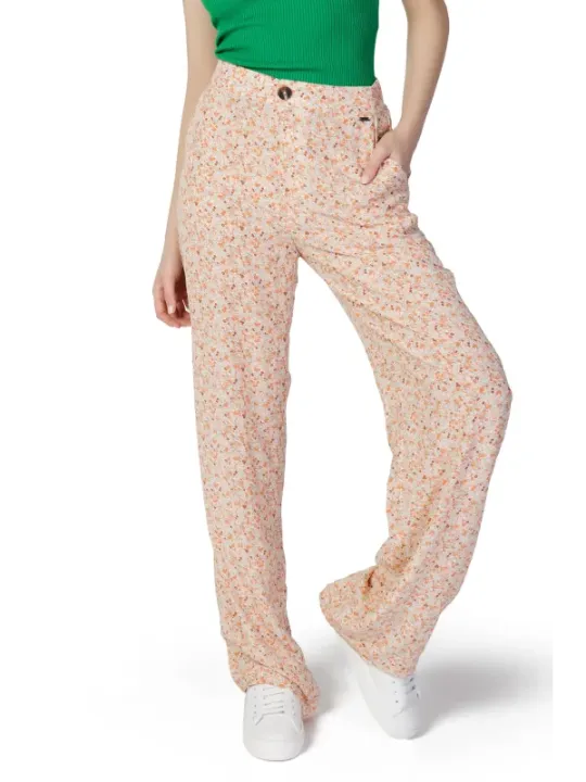 Gepunktete rosa Pepe Jeans Hosen