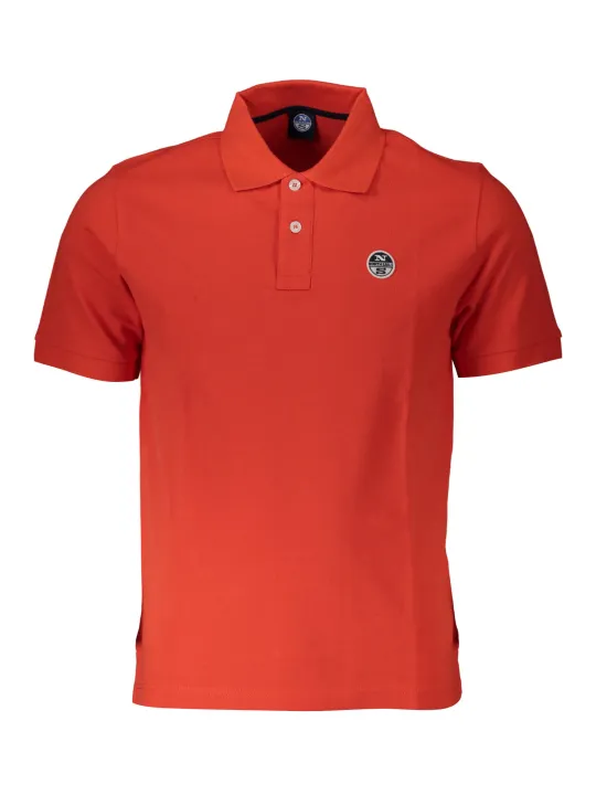 "North Sails Poloshirts im Sale | Kurzarm Poloshirt mit Logo und Applikation von North Sails online kaufen"|Planet-Deluxe