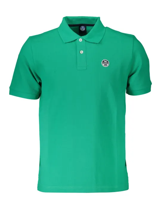 "North Sails Poloshirts im Sale | Kurzarm Poloshirt mit Logo und Applikation von North Sails online kaufen"|Planet-Deluxe