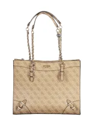 "GUESS JEANS Einzelstücke & Seltenheiten im Sale | GUESS JEANS Schultertasche mit Ketten und Kontrastdetails online kaufen"|Planet-Deluxe
