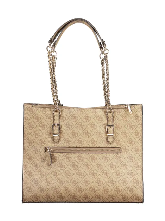 "GUESS JEANS Einzelstücke & Seltenheiten im Sale | GUESS JEANS Schultertasche mit Ketten und Kontrastdetails online kaufen"|Planet-Deluxe