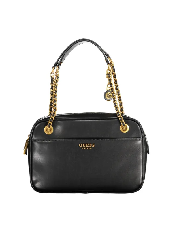 "GUESS JEANS Einzelstücke & Seltenheiten im Sale | Guess Jeans Schultertasche mit Kontrastdetails und Reißverschluss online kaufen"|Planet-Deluxe