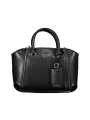GUESS JEANS Nero Tasche: 3 Fächer, Griffe & Schultergurt
