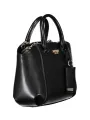 GUESS JEANS Nero Tasche: 3 Fächer, Griffe & Schultergurt