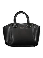 "GUESS JEANS Einzelstücke & Seltenheiten im Sale | GUESS JEANS Tasche mit Griffen und Schultergurt, 3 Fächer, Schwarz online kaufen"|Planet-Deluxe