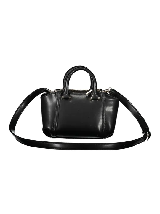 "GUESS JEANS Einzelstücke & Seltenheiten im Sale | GUESS JEANS Tasche mit Griffen und Schultergurt, 3 Fächer, Schwarz online kaufen"|Planet-Deluxe