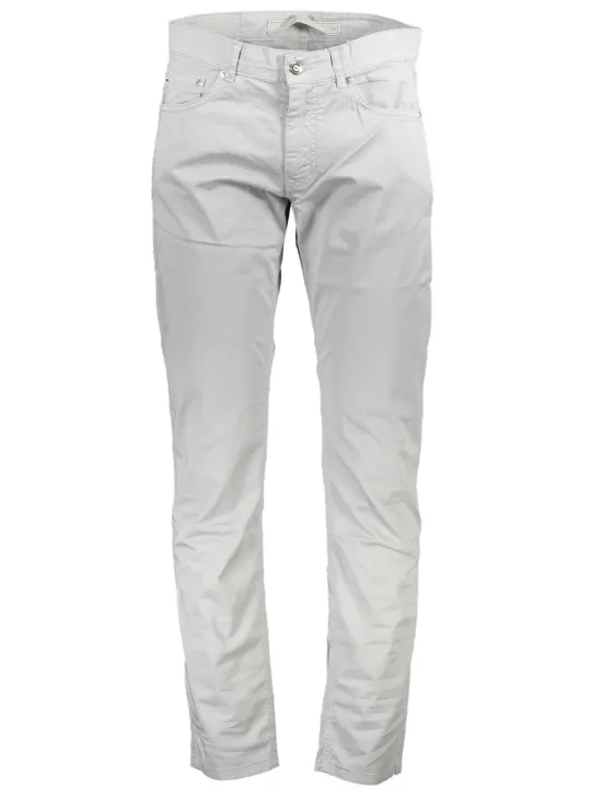 "HARMONT &amp| BLAINE Hosen im Sale | Schmale 5-Taschen-Hose mit Stickerei und Logo von Harmont Blaine online kaufen"|Planet-Deluxe