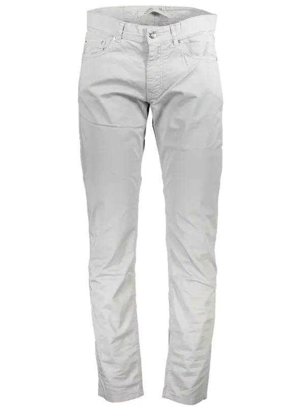 "HARMONT &amp| BLAINE Hosen im Sale | Schmale 5-Taschen-Hose mit Stickerei und Logo von Harmont Blaine online kaufen"|Planet-Deluxe