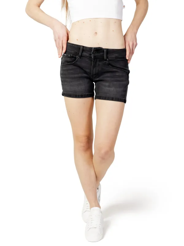 Dunkle Jeansshorts mit Used-Look Dunkle Jeansshorts mit Used-Look