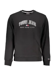 "Tommy Hilfiger Sweatshirts im Sale | Tommy Hilfiger Sweatshirt Rundhals Stickerei Baumwolle Schwarz online kaufen"|Planet-Deluxe
