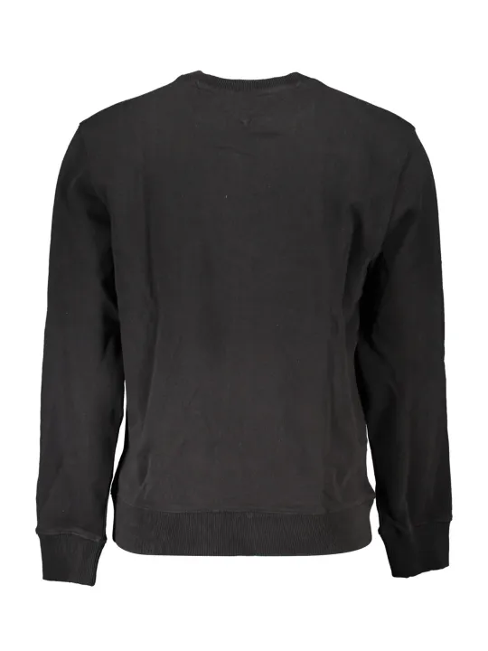"Tommy Hilfiger Sweatshirts im Sale | Tommy Hilfiger Sweatshirt Rundhals Stickerei Baumwolle Schwarz online kaufen"|Planet-Deluxe