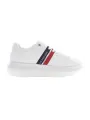 "U.S. POLO BEST PRICE Sneakers im Sale | U.S. Polo Schnürsneaker mit Kontrast und Logo, Weiß online kaufen"|Planet-Deluxe
