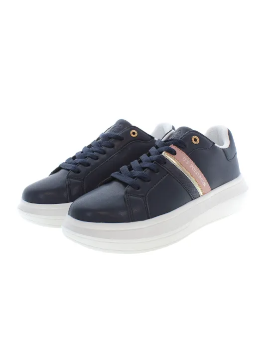 "U.S. POLO BEST PRICE Sneakers im Sale | U.S. Polo Schnürsneaker mit Kontrastdetails und Logo online kaufen"|Planet-Deluxe