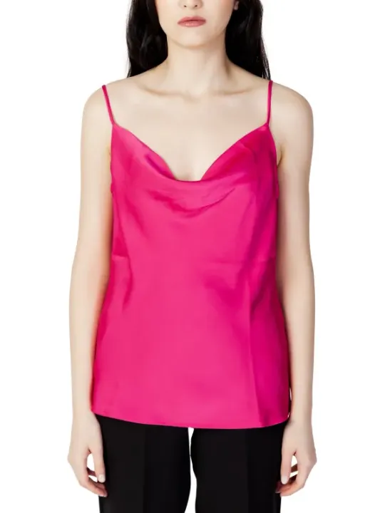 Rosa Seiden-Cowl-Neck-Top